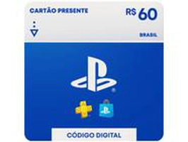 Cartão Presente Digital PlayStation Store R$ 60,00 Sony PlayStation