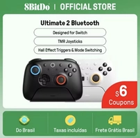 [Com cashback R$208]  Controle ultimate 2 8bitDo para switch