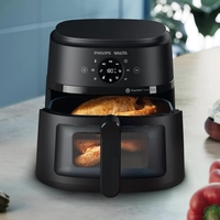 [ PRIME ] Fritadeira Airfryer Digital Série 2000 XL, Philips Walita, 6,2 litros, Tecnologia RapidAir, Preta, 2 anos de garantia, 110v, 1700W -