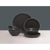 [Paypal] Aparelho de Jantar Preto com 18 Peças - Mason Cash