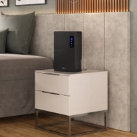 Desumidificador Elétrico Led Preto 127-220v Antimofo 2200ml Tubrax