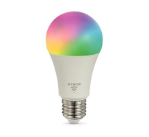 [Leve 3/Cada R$14 ]Lâmpada RGB+ 12W Wi-Fi BLE Inteligente