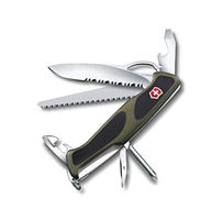 Victorinox Canivete de bolso unissex Swiss Army RangerGrip 178 multiferramentas preto/verde, 130 mm