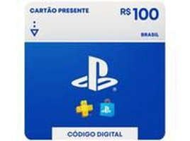 Cartão PS Store Digital R$100
