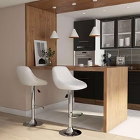 banqueta giratória marche branca - Branco