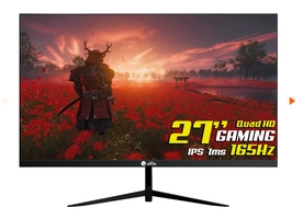 Monitor Gamer Ninja Tenseigan, 27 Pol, Quad HD, IPS, 1ms, 165Hz, FreeSync, HDR, HDMI/DP, Black, MGN-008-27B