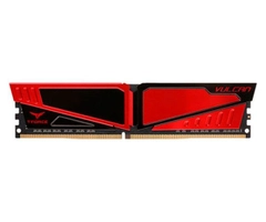 MEMORIA TEAM GROUP T-FORCE VULCAN 8GB (1X8) 2400MHZ DDR4 VERMELHA