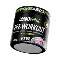 (REC)Pré-Treino Diabo Verde 150g Cereja Ice
