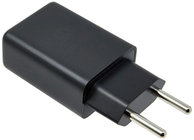 Carregador de Parede USB-C, Motorola, TurboPower 15W, AC004, Bivolt, Preto