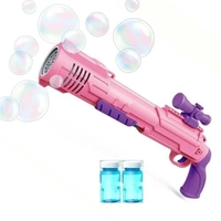 Metralhadora de bolhas de sabão - TYDA (ROSA)