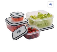 Conjunto de Potes Herméticos em Polipropileno 4 Peças - Electrolux | R$30