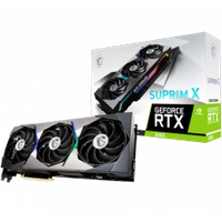 Placa de Vídeo MSI NVIDIA GeForce RTX 3080 SUPRIM X 10G, LHR, 10GB, GDDR6X, DLSS, Ray Tracing, 912-V389-215