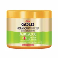 Creme De Tratamento Niely Gold Hidratação Milagrosa Água De Coco + Extrato De Babosa 430g -R$5