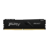 Memória Kingston Fury Beast, 8GB, 3200MHz, DDR4, CL16, Preto - KF432C16BB/8