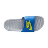 Chinelo Nike Benassi JDI - Azul & Branco R$60
