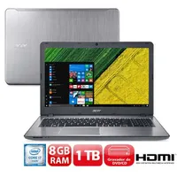 Notebook Acer Aspire F5-573-723Q com Intel® Core™ i7-6500U, 8GB, 1TB, por R$ 2231