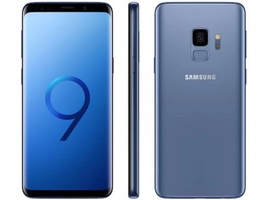 Smartphone Samsung Galaxy S9 128GB Azul 4G - 4GB RAM Tela 5,8” Câm. 12MP + Câm. Selfie 8MP