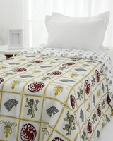 Riachuelo | Edredom Dupla Face Solteiro Game of Thrones - Decor Geek