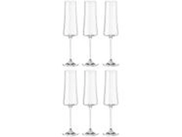 Jogo de Taças Transparente 210ml 6 Peças Haus Concept Pleasure