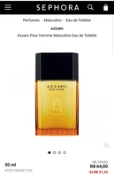 Azzaro Pour Homme Masculino Eau de Toilette 30ml - R$ 64