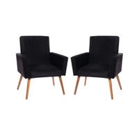 Kit Poltrona Nina Preta | R$128