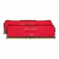 Memoria Crucial Ballistix 16GB (2x8) DDR4 3200Mhz Vermelha | R$539
