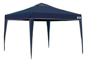 Gazebo Dobrável Mor 3x3 Azul com Estrutura X-Flex