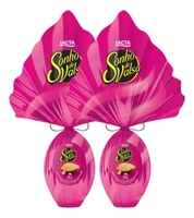 [27,25 CADA] Kit com 2 Ovos de Páscoa Chocolate ao Leite Sonho de Valsa Lacta 277g