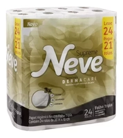 (Distrito Federal) Papel Higiênico NEVE Supreme Folha Tripla 24 Rolos 