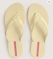 Chinelo Ipanema Diversa com tiras off-white Grendene