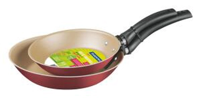 Conjunto de Frigideiras Tramontina Turim Antiaderente – 2 peças | R$34