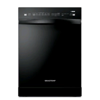  Lava Louças 14 Serviços Brastemp Preta com Ciclo Pesado BLF14BE 