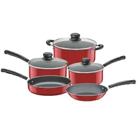 [Pegue na loja hoje!] Conjunto de Panelas Tramontina Versalhes Antiaderente 5 Peças Vermelho