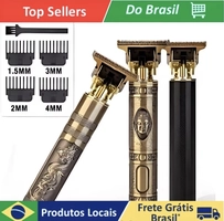 [R$8,64 Moedas/APP] Máquina De Cortar Cabelo Barba Aparador Profissional Barbeador