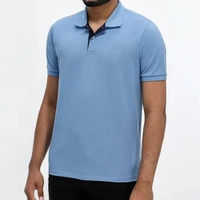 Polo Masculina Slim Manga Curta Algodão