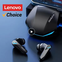 Fone Bluetooth Lenovo GM2 Pro Gamer, Microfone, Redução de Ruído, Esportivo