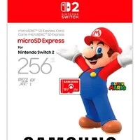 Cartão Samsung Express de 256 GB de memória microsd para Switch 2
