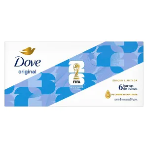 [Leve 6 R$ 18,66 cada] Sabonete em Barra Dove Original 90g 6 unidades