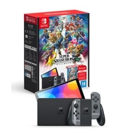Console Nintendo Switch OLED + Jogo Super Smash Bros Ultimate - HBGSSKACLA