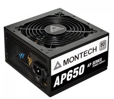 Fonte Montech AP650, 650W, 80 Plus White, PFC Ativo, AP650