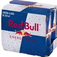 R$ 35 - Red Bull Energy Drink 250 ml - Energético com 6 Unidades