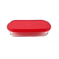 Assadeira Lasanheira Vidro Com Tampa Sempre Nadir - 4 Litros