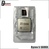 Processador AMD Ryzen 5 5600X R5 5600X 3.7 GHz 6 Core 12 Thread CPU Processor 7NM 65W L3=32M 100 000000065 Socket AM4 New but without cooler|CP