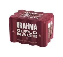 [Levando 4 Pack cada R$25]Cerveja Brahma Duplo Malte 12x350ml Lata Sleek