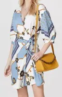 Vestido Curto Cachecouer Estampado - Azul | R$70