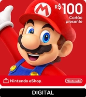 [Selecionados / Linha de crédito] Nintendo Gift Card eShop R$ 100 (Digital)