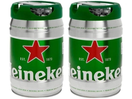 [App+ c.ouro] Cerveja Heineken não Retornável Pilsen Barril 5L - 2 Unidades R$117