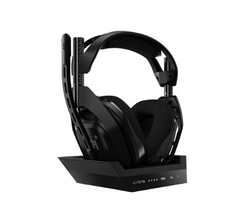 Headset Gamer Sem Fio Astro A50 + Base Station Gen 4 com Áudio Dolby Atmos - Preto - 939-001681