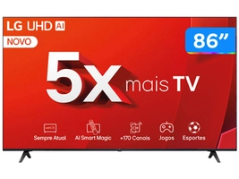 [Magazine Luiza] Smart TV LG 86" 4K UHD com Alexa e Chromecast