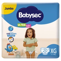 Fralda Babysec Ultrasec XG 20 Unidades